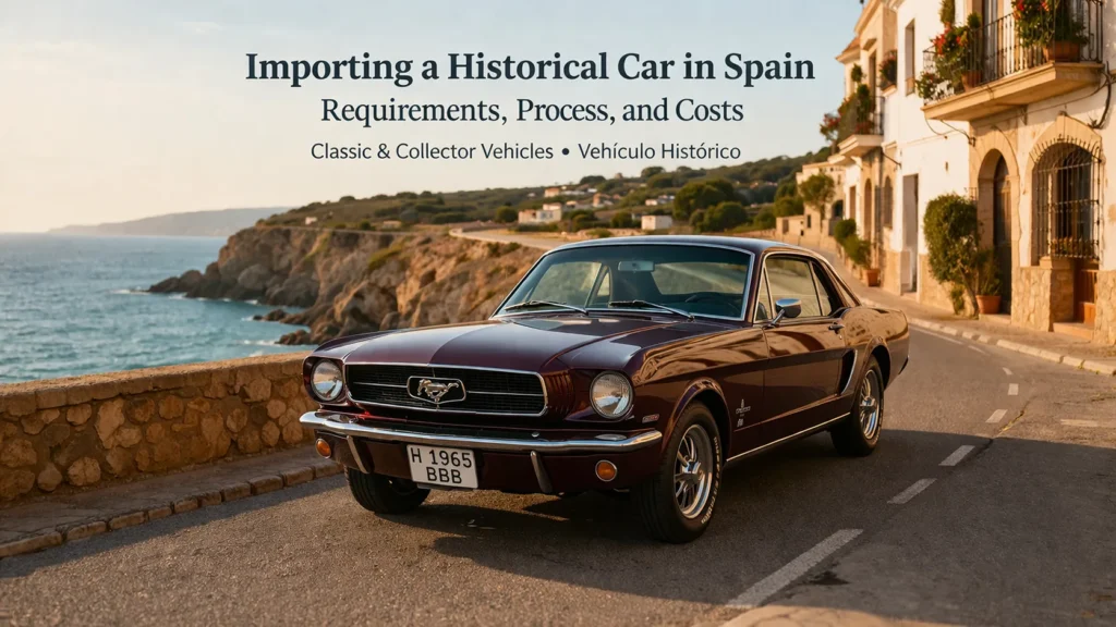 Importing a Historical Car in Spain